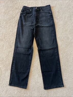 Gloria Vanderbilt Women’s Straight Relaxed Black Jeans Size 8 NWT